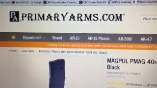 primary arms Pmag 40 rds on sale