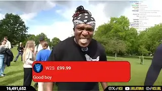 Harry's Craziest Donation On KSI's Live Stream 💀