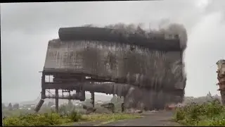 Démolition de l'usine arcelormittal Gandrange 30/08/2023 à 19h24 | COMPILATION
