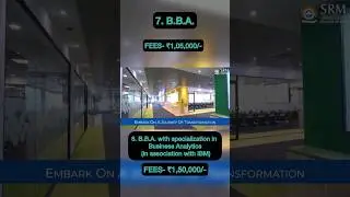 career option after 12th | btech in SRM University| bachelor courses 2024 #shorts