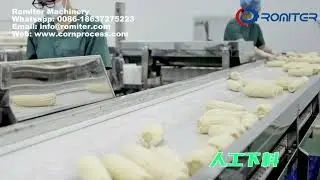 Automatic Rotary Type Sweet Corn Cob Vacuum Packing Machine