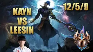 HKA Crash Kayn Jungle Vs Leesin - KR Challenger Patch 9.20