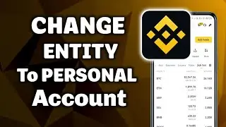 Как изменить личный аккаунт Binance на аккаунт компании