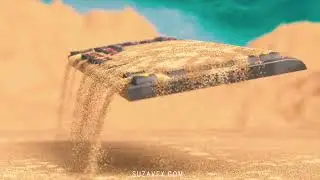 Keyboard Buried in Sand | Houdini VFX Simulation | Karma XPU Render