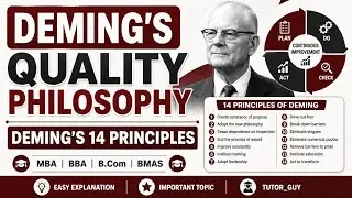 Deming&rsquo;s Quality Philosophy | Deming's 14 Principles | Quality Management | MBA, BBA & BCOM