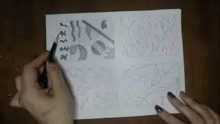 Adding Value to Non-Objective Art Thumbnail Sketches Part 2