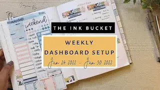 Weekly Plan With Me | Ink Bucket Weekly Planner Setup | Sanjana Raj