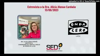 Entrevista a Alicia Alonso Cardaño, Coordinador del Grupo de Trabajo de Opioides de la SED