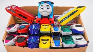 Plarail Railway System | Shinkansen & Thomas the Tank Engine with Curved Tracks & Switch Rails