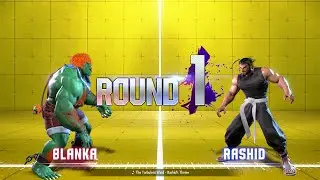 SF6 Highest Ranked Rashid so far.. Street Fighter 6 MODS NISHIKIN (Blanka) vs Tsufusenshi (Rashid)