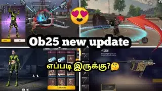 free fire ob25 update review in Tamil/new gold Royal😍