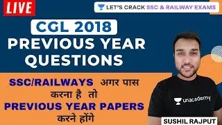Question Paper - 62 | CGL 2018 Previous Year Question Paper | RRB NTPC/SSC CGL Question Paper