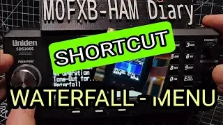 UNIDEN SDS100 - SET WATERFALL SHORTCUT BUTTON