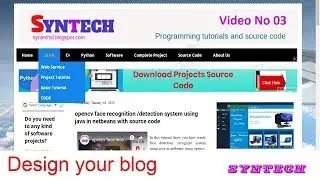 How create blog site step by step tutorial [How design blog site with all features] #03