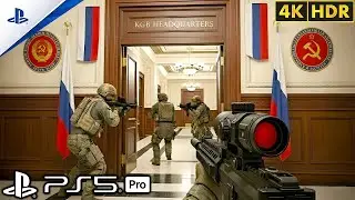 (PS5) Infiltrating KGB Headquarters   Ultra Realistic Gameplay Call of Duty