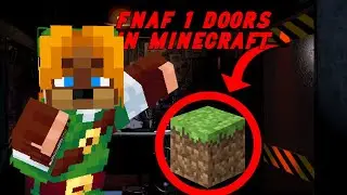 How to make FNAF 1 Doors and Lights in Minecraft Bedrock (FNAF 1 Systems Part 1)
