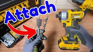 Как прикрепить любую насадку к ударному шуруповёрту DeWALT (руководство для начинающих)