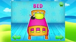 Neelus Wonder World Learning Video -Learning Furnitures name and Sound with flash card and sounds