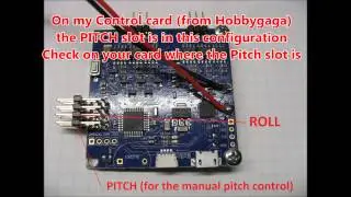 How to connect Gimbal tilt - manual Pitch Control on Naza-goodluckbuy-hobbygaga-goodbuylucky