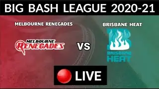 🔴 Big Bash Live Today | Melbourne Renegades vs Brisbane Heat | MLR vs BRH BBL Live
