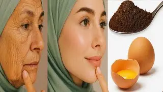 New Viral Coffee & Egg Mask | Lift, Tighten & Glow Skin Naturally | ASMR