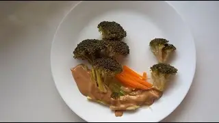 Steamed broccoli with Tahini sauce healthy and superfoods