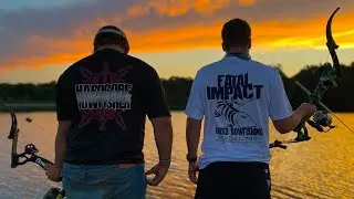 Epic nights of Bowfishing with my clients at Fatal Impact Guided Bowfishing! (2021 Impact Shots)