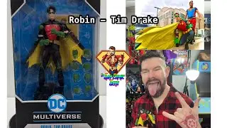 Robin - Tim Drake DC Rebirth Multiverse McFarlane Toy Quickie Review by the GayComicGeek