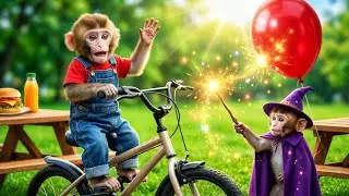 Magic Monkey Puts Chilli in Baby Monkey&rsquo;s Burger 😱🍔&hellip; What Baby Monkey Does Next Will SHOCK You!