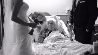 Newlyweds Surprise Bedridden 91-Year-Old Grandmother After Wedding Ceremony