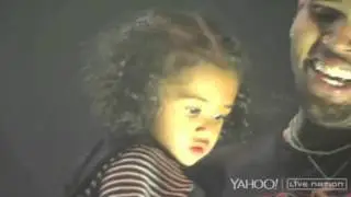 Chris Brown & Royalty on stage