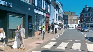 Driving in London. Kingston upon Thames and Richmond