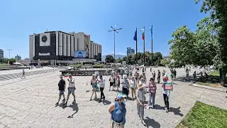 📌Walking by NDK After the Protest Against Euro Adoption in Bulgaria 🇧🇬