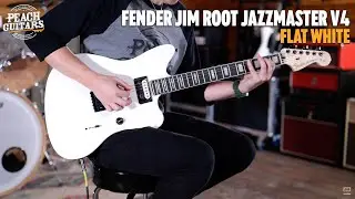 No Talking...Just Tones | Fender Artist Jim Root Jazzmaster V4 | Ebony - Flat White