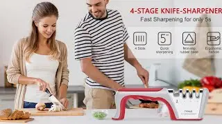 TYIAUS 4 Stage Kitchen Knife Sharpener Reviews | Best Knife Sharpeners Reviews In 2022