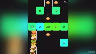 Being a burger In Snake vs Block! 🍔