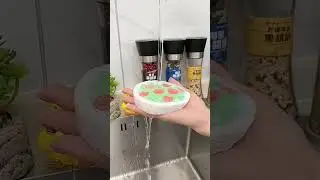I bet you've never tried this eco-friendly dishwashing sponge that expands when wet.