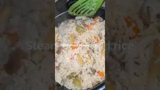 #shorts Oddly satisfying steamed mixed rice | KT Food Review
