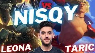 NISQY | LEONA VS TARIC | SUP GAMEPLAY | Patch 15.5 / Season 15 | #LeagueofLegends