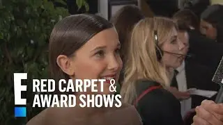 Millie Bobby Brown Inspired by Adele at 2017 Golden Globes | E! Red Carpet & Award Shows
