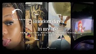 Random days in my life 001 || new piercing, hair appt, hanging out w/friends & shopping