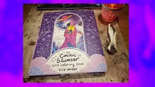 The Cosmic Slumber Tarot Colouring Book