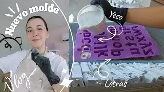 VLOG EMPRENDEDOR | Abriendo paquete, NUEVO MOLDE para letras de YESO 😱 y m&aacute;s..  | Unboxing Creativo♡