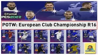 POTW European Round 16l | PES 2022 Mobile