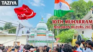 10th Muharram 2022|1444 || Taziya || Malawan Buzurg Azadari