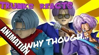 Future Trunks reacts to Future Future Trunks warns Future Trunks