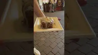 Pretzel Bread Pudding In Germany, At Epcot #disney #food #disneyfoodies