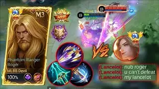TOP 1 GLOBAL ROGER VS TRASHTALKER LANCELOT!! | WHO WILL WIN?(INTENSE MATCH)I MLBB