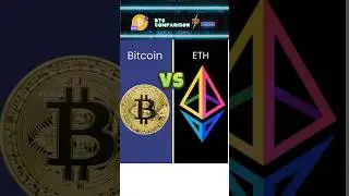 Bitcoin vs Ethereum #btc #data #comparison #btcvseth #blockchain #crypto2025 #cryptocomparison