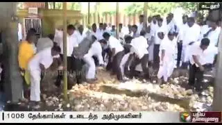 ADMK cadres hold special prayers wishing for speedy recovery of Jayalalithaa